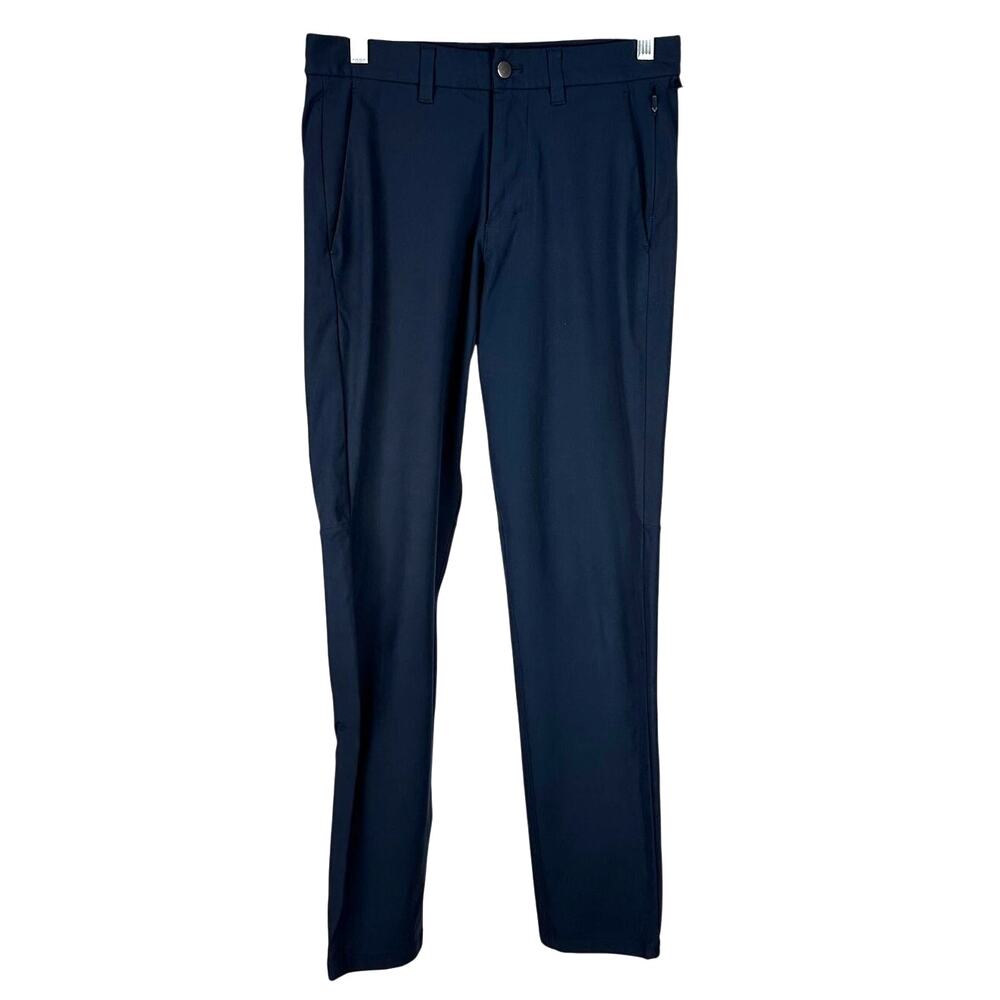Lululemon Commission Pant Slim Warpstreme True Navy Men's Size 29 x 30 EUC